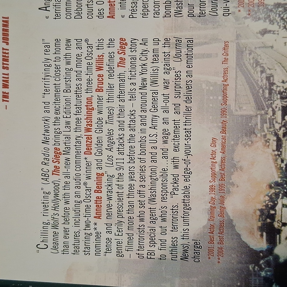 The Siege DVD - Picture 3 of 4
